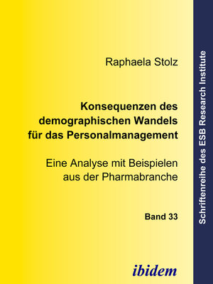 cover image of Konsequenzen des demographischen Wandels für das Personalmanagement